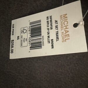 Michael Kors Dark Brown Logo Wallet